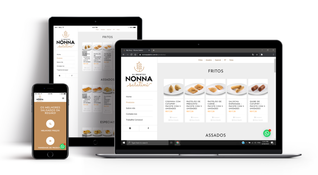 E-commerce Nonna Salatini