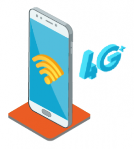 Imagem: Celular e a tecnologia 4G